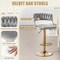 Adjustable Swivel Barstool Set of 2 for Kitchen Island and Cafe